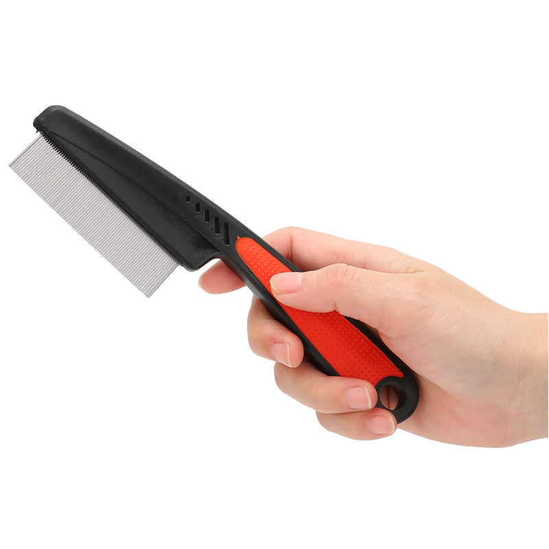 [Australia] - Lice Combs, Stainless Steel Fine Tooth Comb Lice Comb Professional Head Lice Nit Removal Hair Comb for Kids Adults Pets Dog Long/Short Hair 