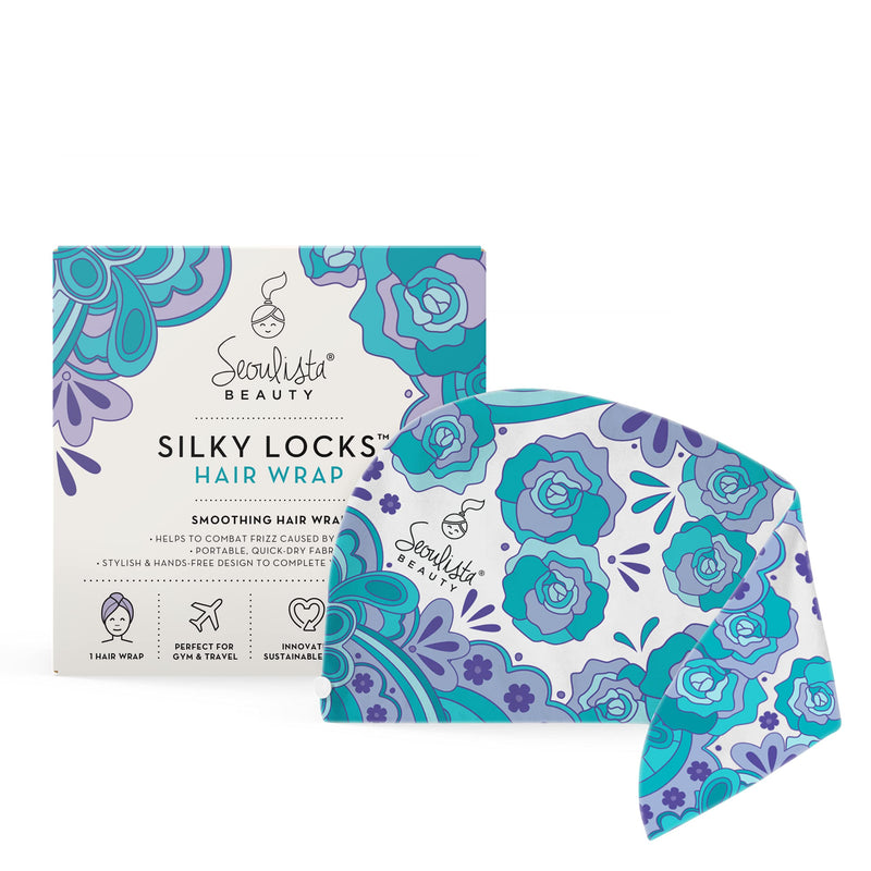 [Australia] - Seoulista Beauty Silky Locks Hair Wrap | Quick-Drying Hair Wrap | Microfibre Suede Friction-Free Drying | Hair Is Stronger And More Manageable With A Silky Feel 