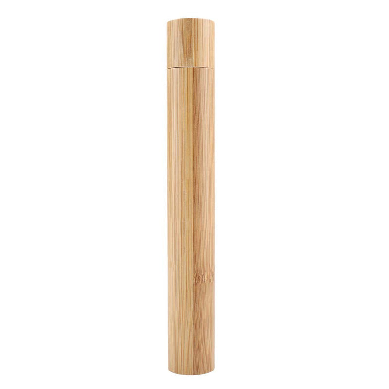 [Australia] - Portable Toothbrush Holder,Toothbrush Storage Case Portable Eco Friendly Bamboo Toothbrush Travel Protect Box Suitable for travel, camping, office, business trip 
