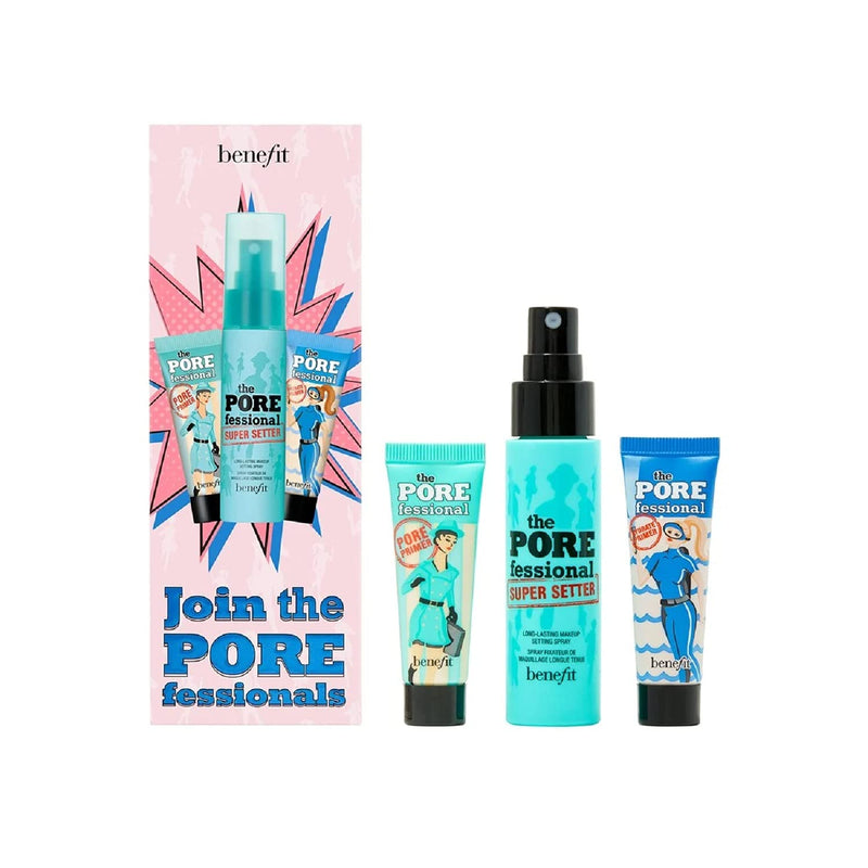 [Australia] - Benefit Join the POREfessionals - MINI pore primer, hydrating primer & makeup setting spray (Worth ¬£37.50) 