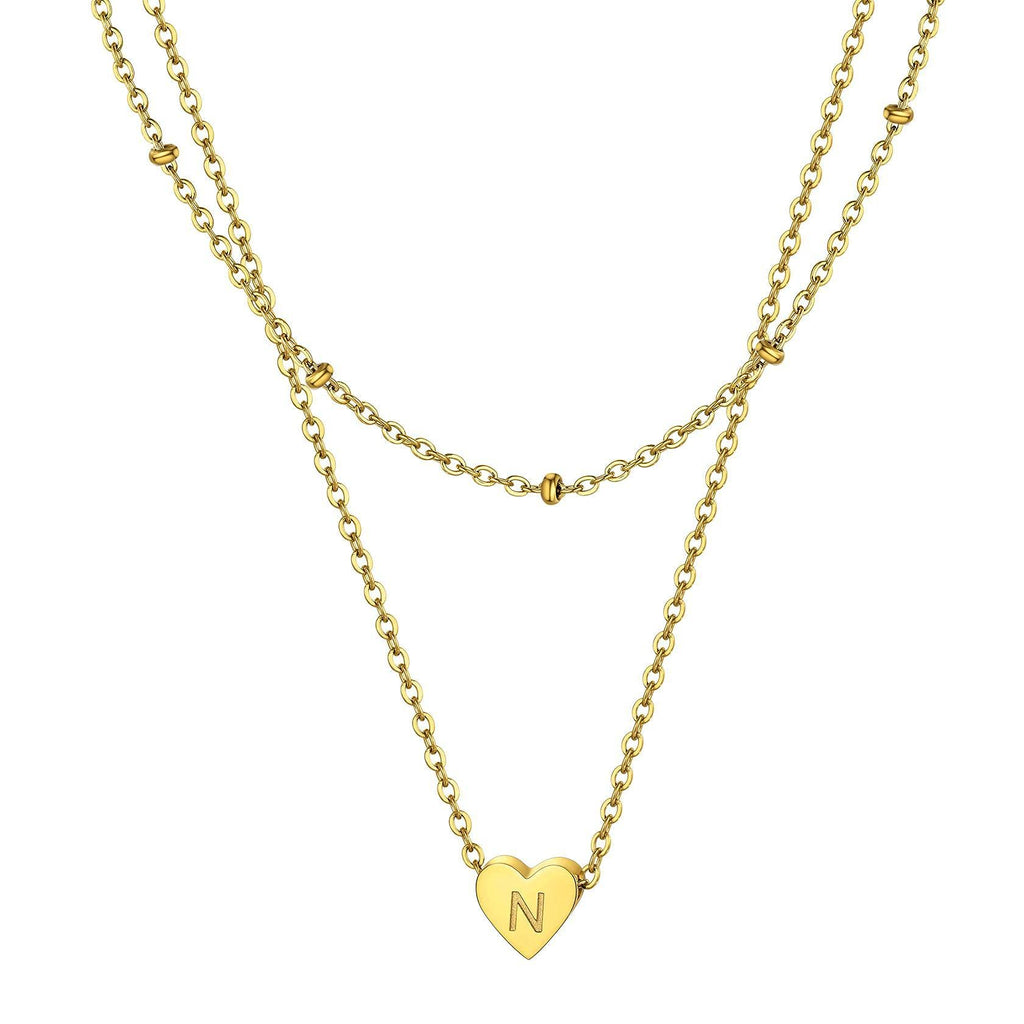 [Australia] - ChainsHouse Heart Necklace for Women N Gold Plated 