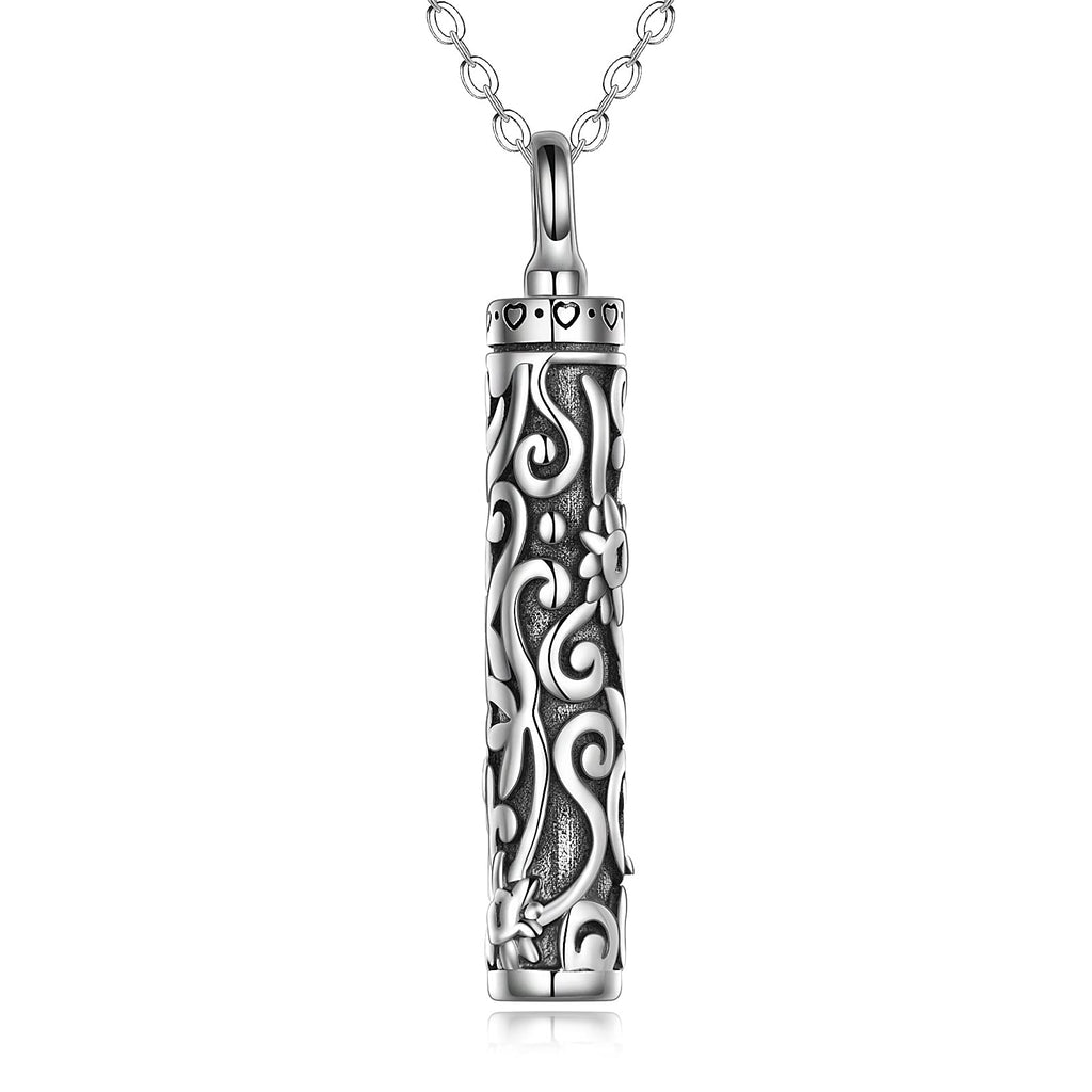 [Australia] - VENACOLY Cremation Jewellery for Ashes Urn Necklace Sterling Silver Memorial Ashes Keepsake Necklace for Women 