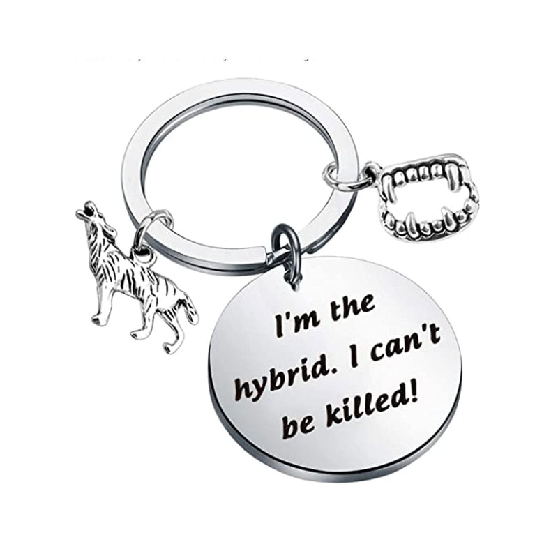 [Australia] - The Originals Inspired Jewelry I’m The Hybrid I Can’t Be Killed Keychain Team Klaus Always and Forever The Hybrid-K EU 
