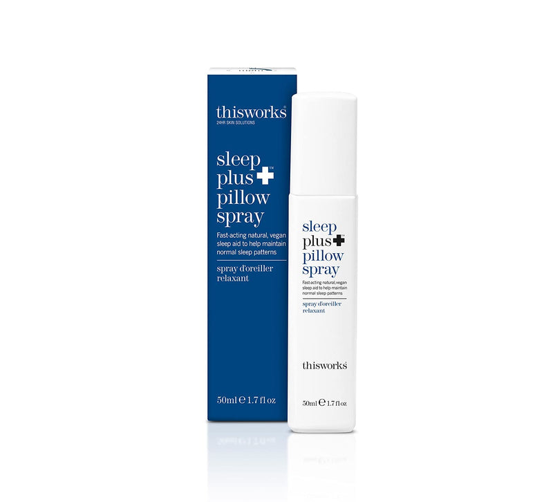 [Australia] - This Works Sleep Plus Pillow Spray, The Award-Winning, Motion-Activated Lavender Sleep Spray, Designed for Restless Sleepers, Backed by Science, 50ml 