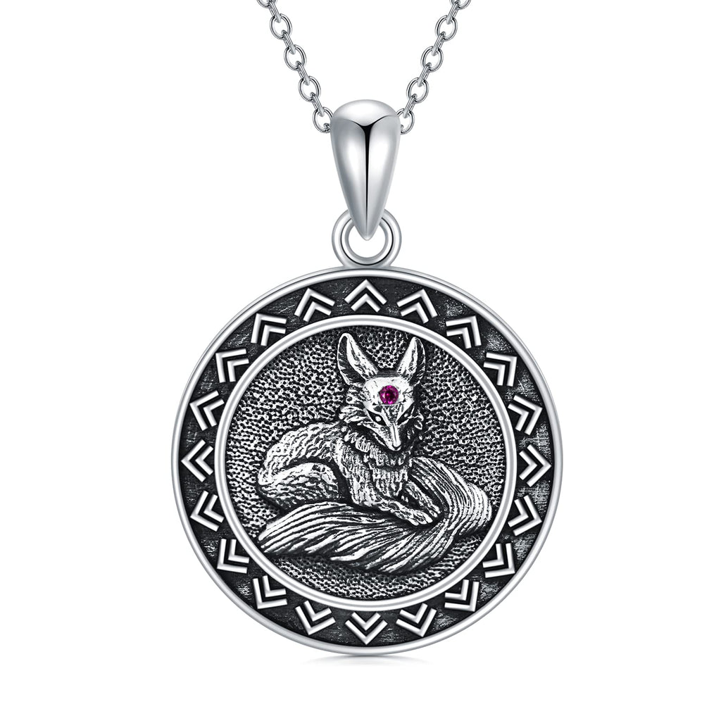 [Australia] - SOULMEET 925 Sterling Silver Fox Necklace Jewelry Gift for Women Girls 