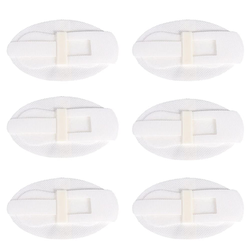 [Australia] - EXCEART Catheter Tube Holder 6Pcs Catheter Tube Fixing Tape Urine Drainage Catheter Stabilization Device Catheter Legband Holder Stickers 