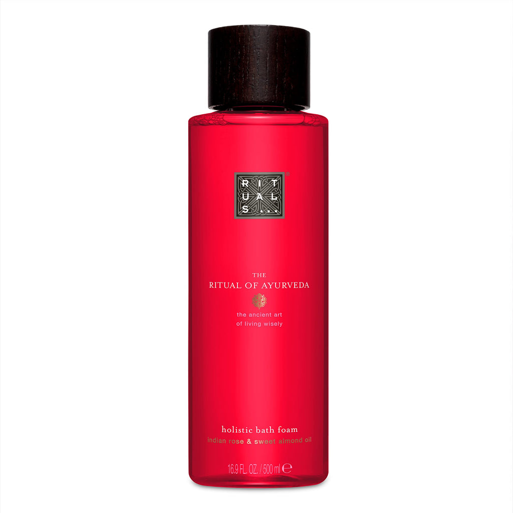 [Australia] - RITUALS Bubble Bath from The Ritual of Ayurveda, 500 ml - with Indian Rose & Sweet Almond Oil - Soothing & Nourishing Properties 