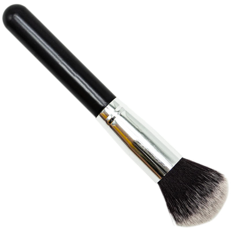 [Australia] - Makeup Brush Foundation Brush,Flat Top Kabuki Brush Blender,Perfect for Cream,Liquid,Concealer and Powder Make Up… Black 
