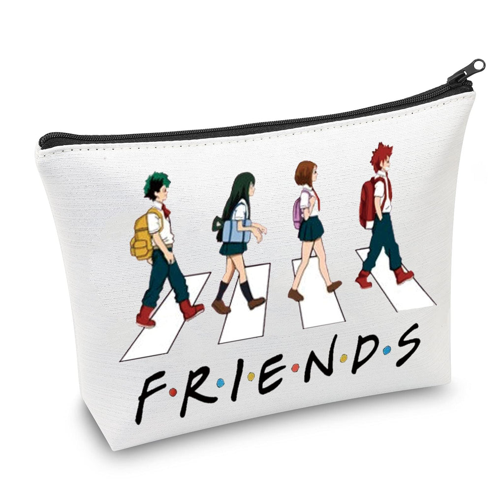 [Australia] - LEVLO My Hero Academia Cosmetic Bag Cosplay Anime Gift Anime Manga Cartoon Make up Zipper Pouch Bag For Family Friend, Hero Bag, 