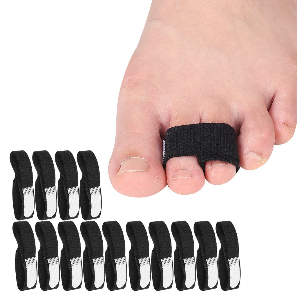 [Australia] - 14 Pieces Broken Toe Wraps, Cushioned Bandages, Hammer Toe Separator Splints, Toe Straight, Hammer Toe Wrap, Cushioned Corrector, for Broken Toe, Hammer Toe 