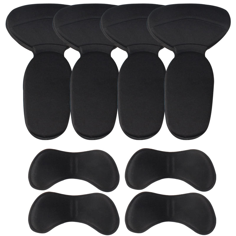 [Australia] - Zeayebsr Heel Cushion Inserts,Heel Grips Shoe Pads,Self Adhesive Heel Cushion,Anti-Slip Shoe Pads for Loose Shoes Too Big Inserts Grips Liners Heel Blister Protectors for Women Men 4 Pairs 