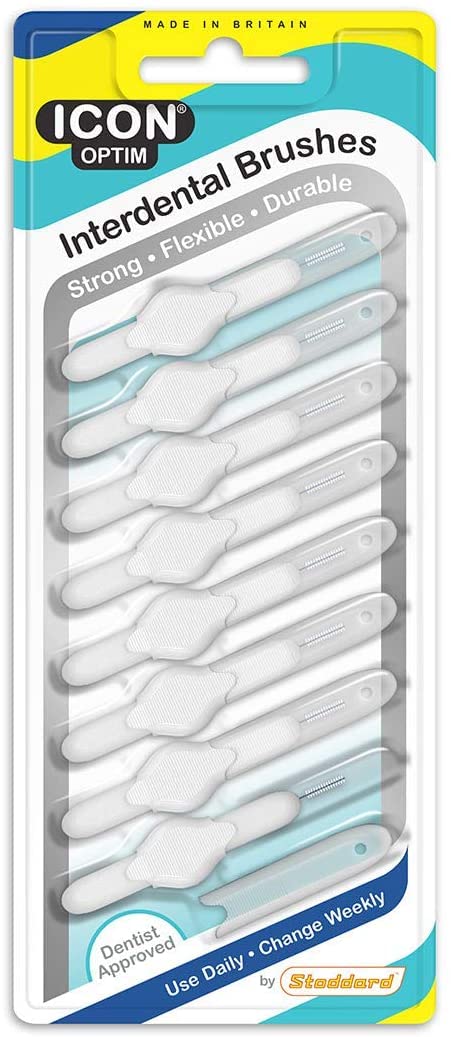 [Australia] - Stoddard Icon Interdental Brushes - White - 8 Per Pack 
