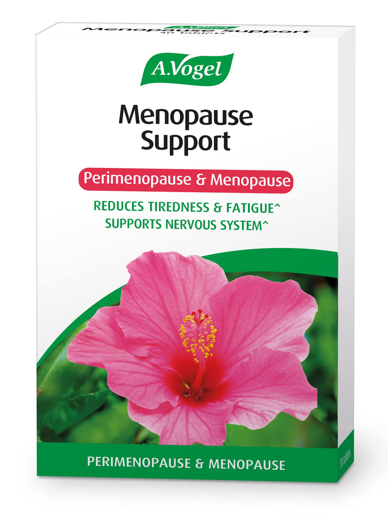 [Australia] - A.Vogel Menopause Support | for Perimenopause, Menopause & Postmenopause Symptoms | Menopause Supplement with Soy Isoflavones, Magnesium & Hibiscus | 30 Tablets 30 Count (Pack of 1) 