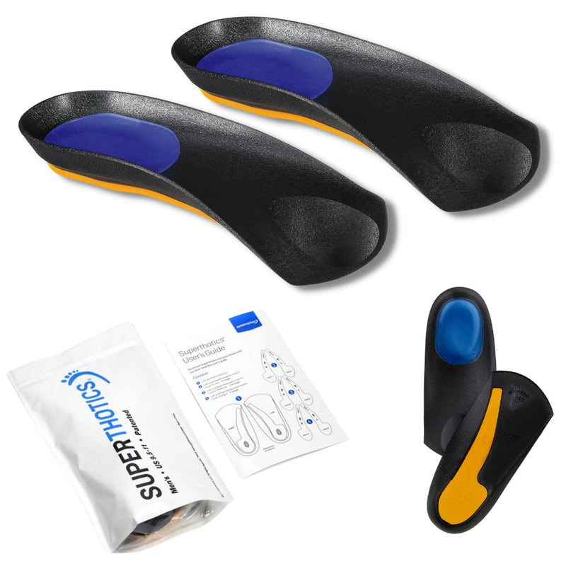 [Australia] - Orthotics Insoles Best Direct SUPERTHOTICS (for Men), Insoles for Arch Support, Plantar Fasciitis, Flat Feet, Instantly Relief Pain, Customizable (UK 8-10) UK 8-10 