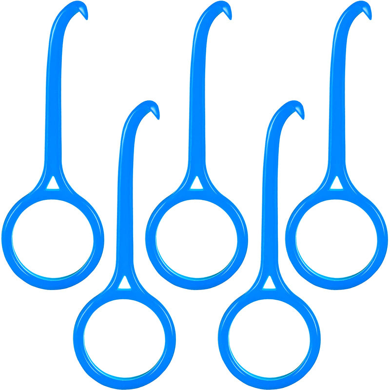 [Australia] - 5 Pieces Aligner Removal Tool Retainer Remover Tool Kits Invisiline Chewies and Remover Tool Invisible Aligner Braces Remover Hook for Tooth Cleaning Oral Care (Blue) Blue 