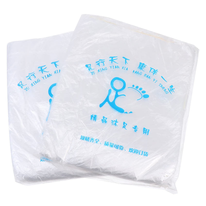 [Australia] - Lurrose 170pcs Spa Pedicure Disposable Liner Plastic Liners for Foot Tub Basin Transparent 
