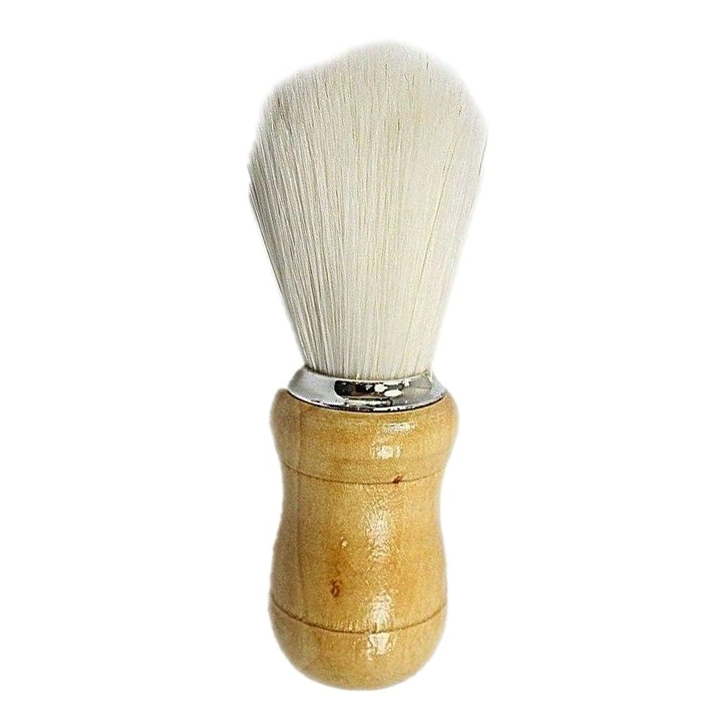 [Australia] - Shaving Brush Badger Friendly Hair Brush with Elegant Design Wooden Grip Professional Hair Salon Tool for Men’s Wet Shaving 