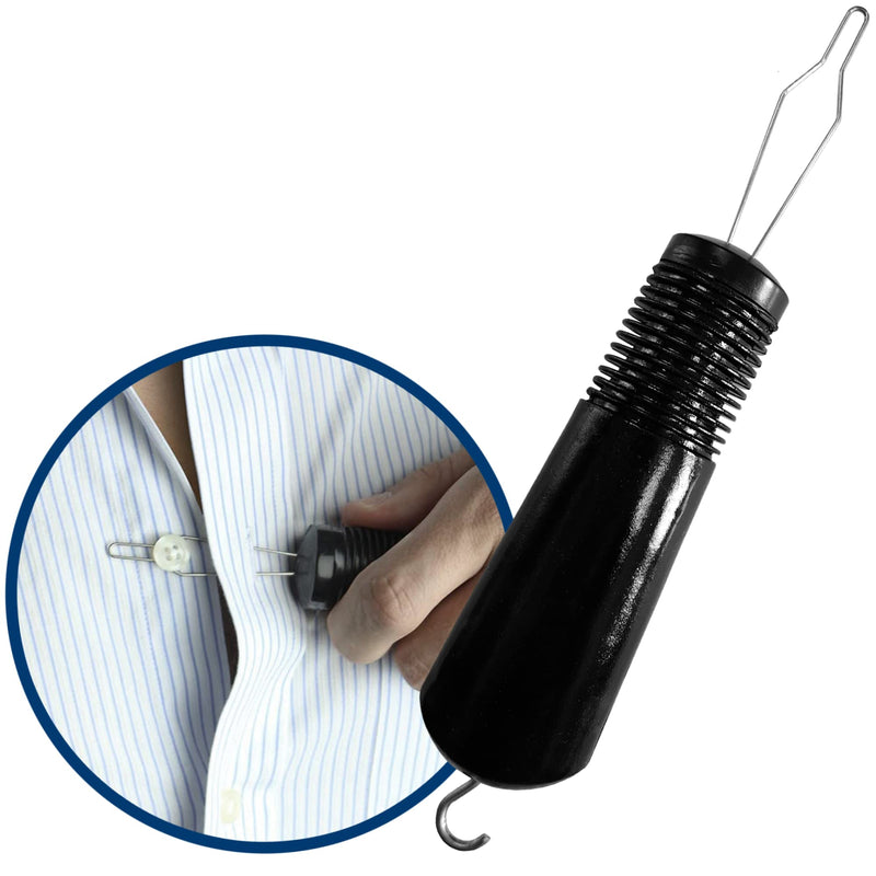 [Australia] - Button Hook & Zipper Pull, Assist, Helper Device, Dress Clothes Tool, Button Shirts Aid, One Hand, Disability, Handicapped and Seniors by Dr. Arthritis 
