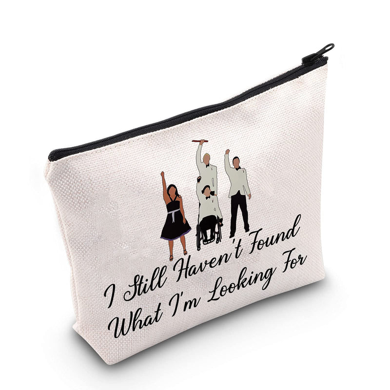 [Australia] - LEVLO Musical Comedy Cosmetic Make Up Bag Musical Comedy TV Show Themed Fans Gift I Still Haven't Found What I'm Looking For Comedy Makeup Zipper Pouch Bag For Women Girls, till Haven't Found, 