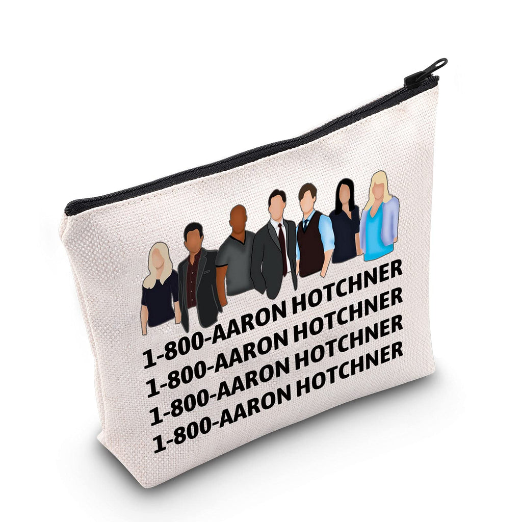 [Australia] - LEVLO Criminal Minds Cosmetic Make Up Bag Criminal Minds Fans Gift 1-800 -Aaron Hotchner Criminal Minds Makeup Zipper Pouch Bag For Women Girls, 1-800 -Aaron, 