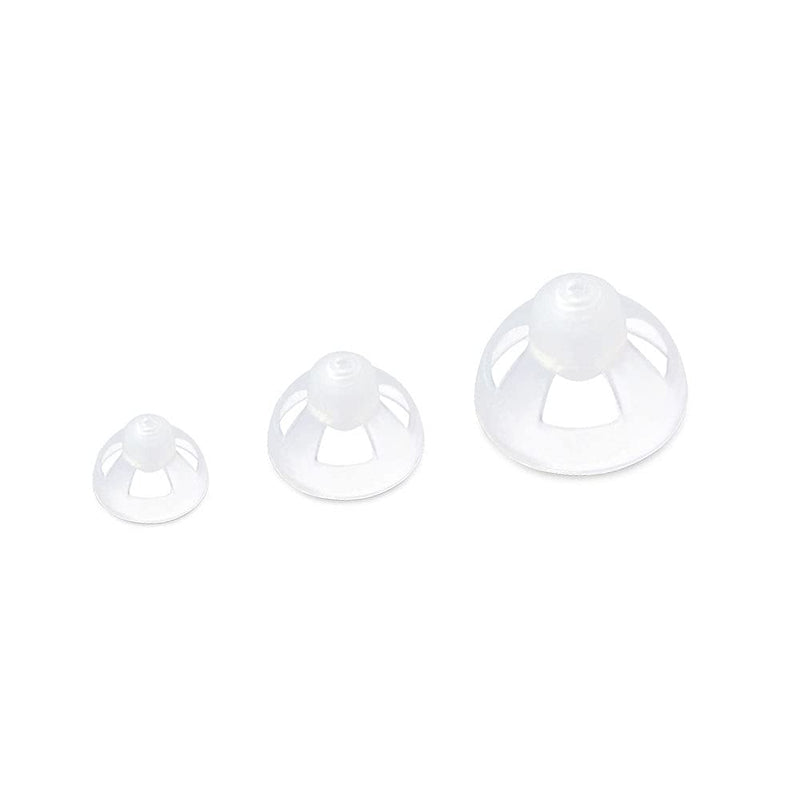 [Australia] - Open Domes, S/M/L Dome Piece for Earphone in-Ear Rubber Head, Sound Isolating Design Open Dome Piece 1 / 2Pcs 2Pcs M size 