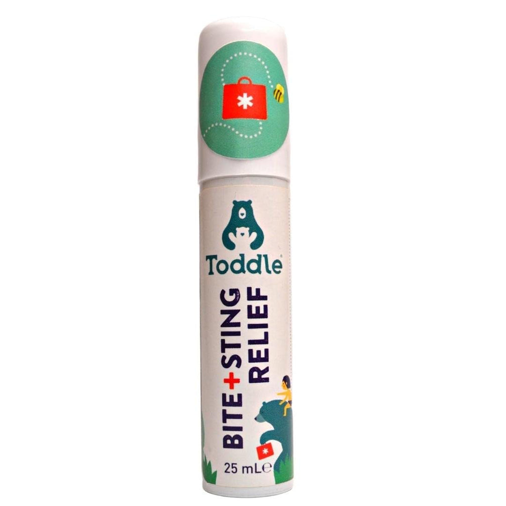 [Australia] - Toddle Bite & Sting Relief Spray 25ml | for Use on Face & Body | Suitable for Use On Infants | Long Lasting Relief | Tea Tree Infused for Skin Cooling & Calming Effect | Dermatologically Tested 1 