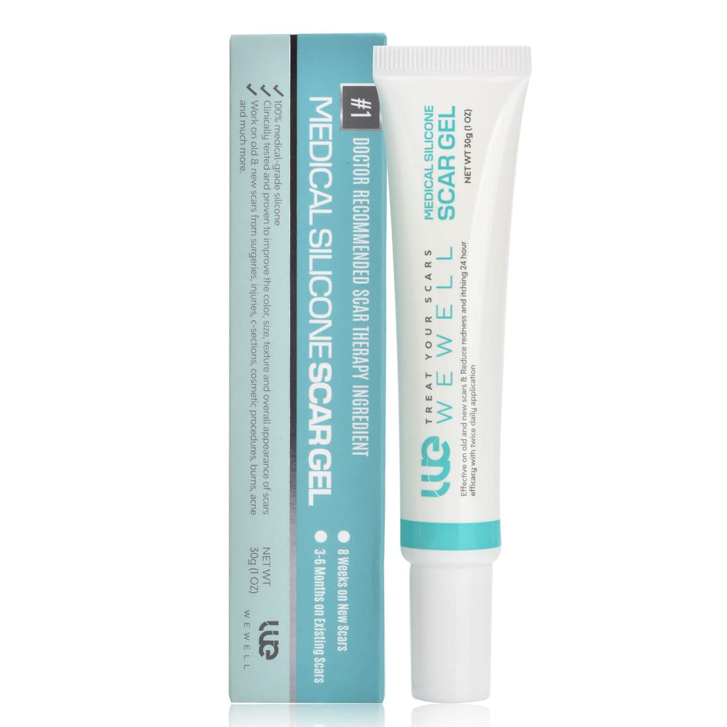 [Australia] - Wewell Medical-Grade Silicone Scar Gel, Advanced Scar Gel for Face Body, Scar Gel Effective for Both Old and New Scars 