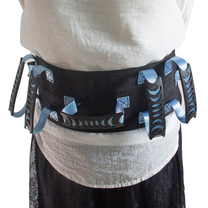 [Australia] - KkaFFe Gait Belt with Handles, Transfer Belt for Elderly, Patient Gait Belts, Transfer Belt Assist, Gait Belts for Seniors, Upgraded Using Rubber Handles Blue 