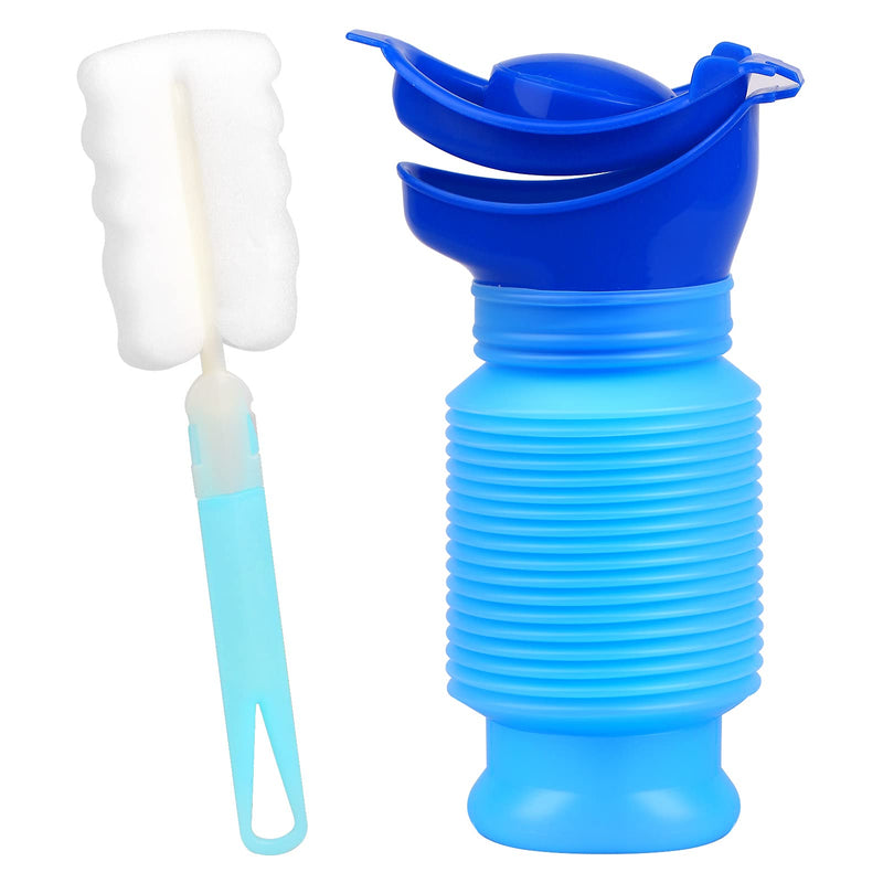 [Australia] - Emergency Urinal 750 ML Portable Shrinkable Urinal Male Female Reusable Mobile Toilet Potty Pee Urine Bottle for Kids Adult Camping Car Travel 