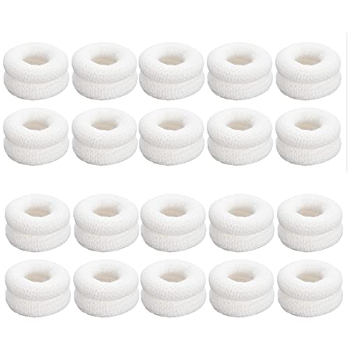 [Australia] - Finger Bandage Finger Bobs Cots 15x600mm Finger Tubular Bandage Finger Buddies Dressings for All Types of Finger Injury(White 20pcs) 