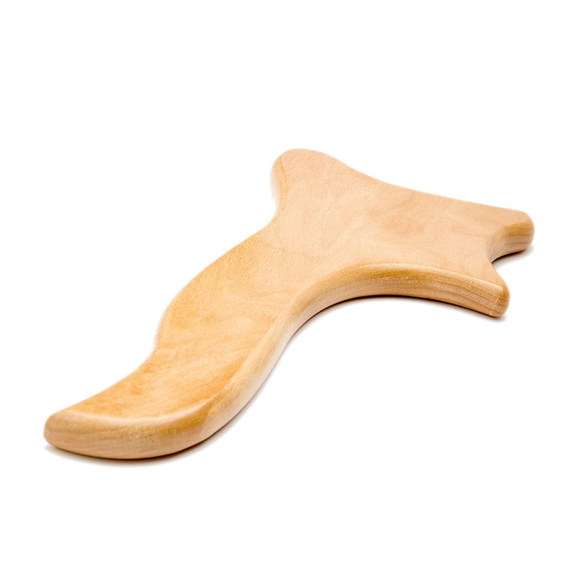 [Australia] - Bounabay� Wooden Gua sha Lymphatic Drainage Massager,Larger Body,Back and Neck Gua Sha Therapy Massage Tool Kit for Body Shaping, Health, Household Care (Shape 1) Shape 1 