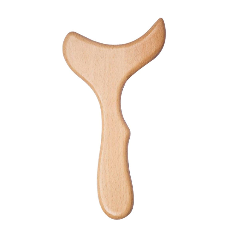 [Australia] - Bounabay� Wooden Gua sha Lymphatic Drainage Massager,Larger Body,Back and Neck Gua Sha Therapy Massage Tool Kit for Body Shaping, Health, Household Care (Shape 2) Classic 
