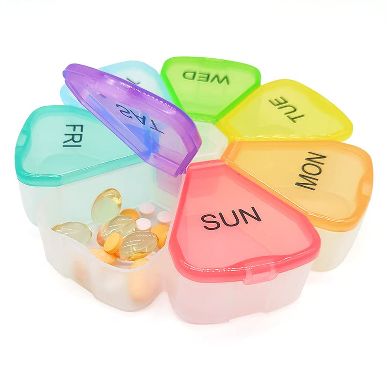 [Australia] - Pill Box Organiser, 7 Day Extra Large Tablet Pill Case Medicine Bottles Box Holder Large Compartment for Vitamins, Fish Oils, Supplements and Medicine A3DYH 