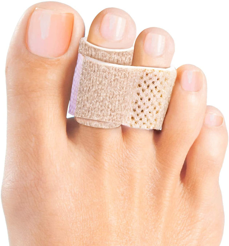 [Australia] - 6 Pcs Hammer Toe Straightener, Hammer Toe Splints, Crooked Toes & Overlapping Toes，Protecting Curved Toes and Hammertoes, Overlapping Toe Protector，Toe Cushioned Bandages for Correcting Hammer Toes 