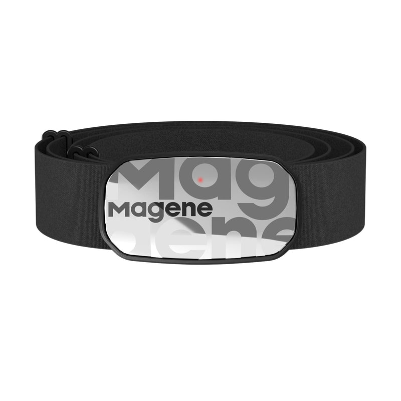 [Australia] - Magene H603 Chest Strap Heart Rate Monitor, ANT+ and Bluetooth Compatible with Split Adjustable Strap, iPhone & Android Compatible White 