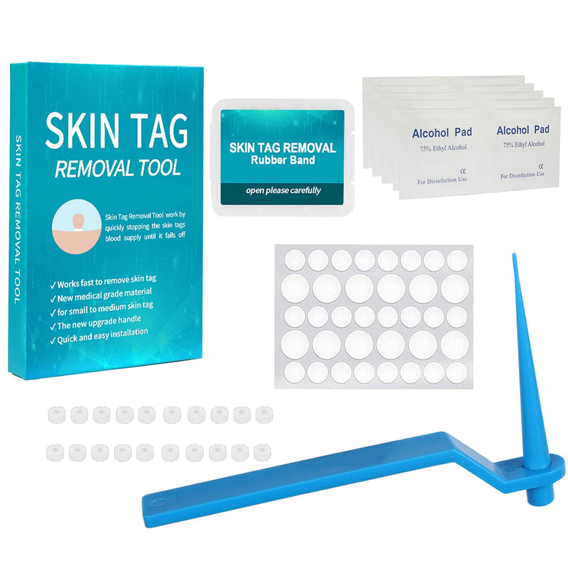 [Australia] - Rpanle Skin Tag Remover, Skin Tag Removal Kit with 20 Skin Tag Bands, Painless and Safe Remove Small to Large Sized (2mm to 4mm) Skin Tag 