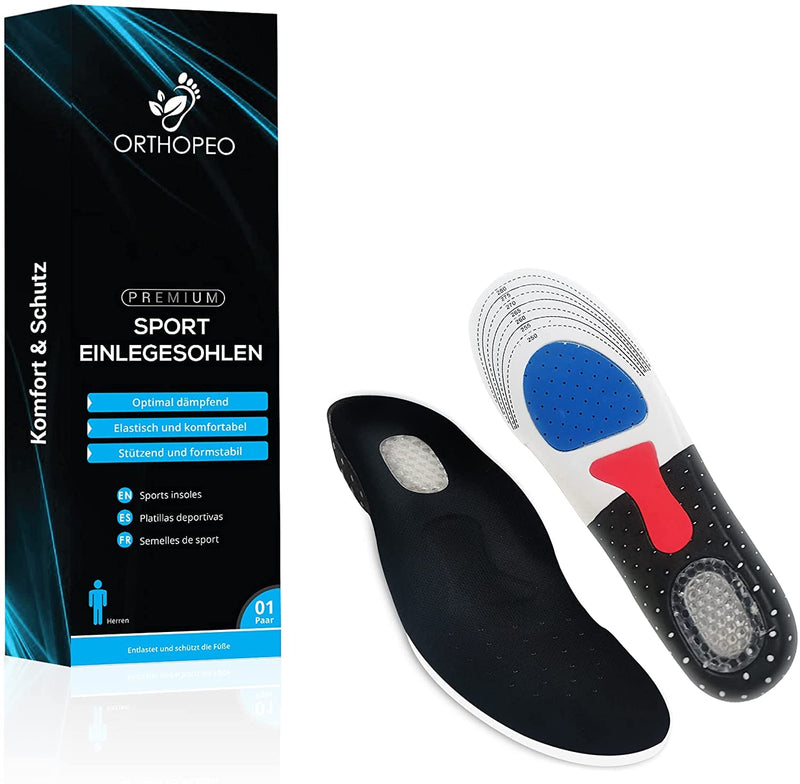 [Australia] - ORTHOPEO© Orthopaedic Insoles I Optimal Cushioning & Maximum Support I Universal Size Ladies I 1 Pair 