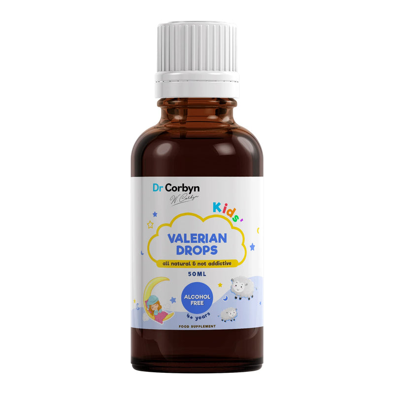 [Australia] - Dr Corbyn Kids' Valerian Drops - 50ml | All-Natural Valerian Drops to Support Bedtime Relaxation & Healthy Sleep | Alcohol Free & Easy to Use 50 ml (Pack of 1) 