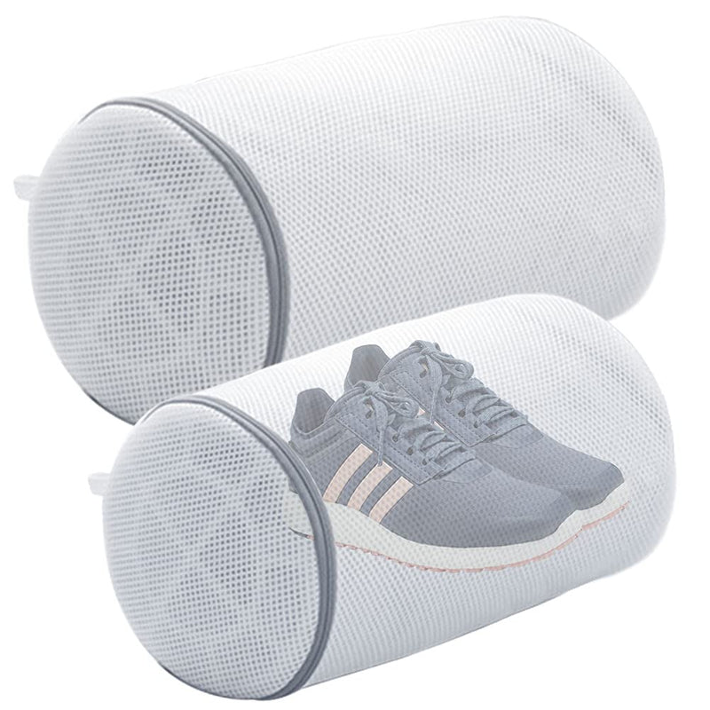 [Australia] - 2 Pcs Shoe Washing Machine Bag, Laundry Shoes Bag Dryer Door Shoe Net for Delicates Trainers Socks Bras 