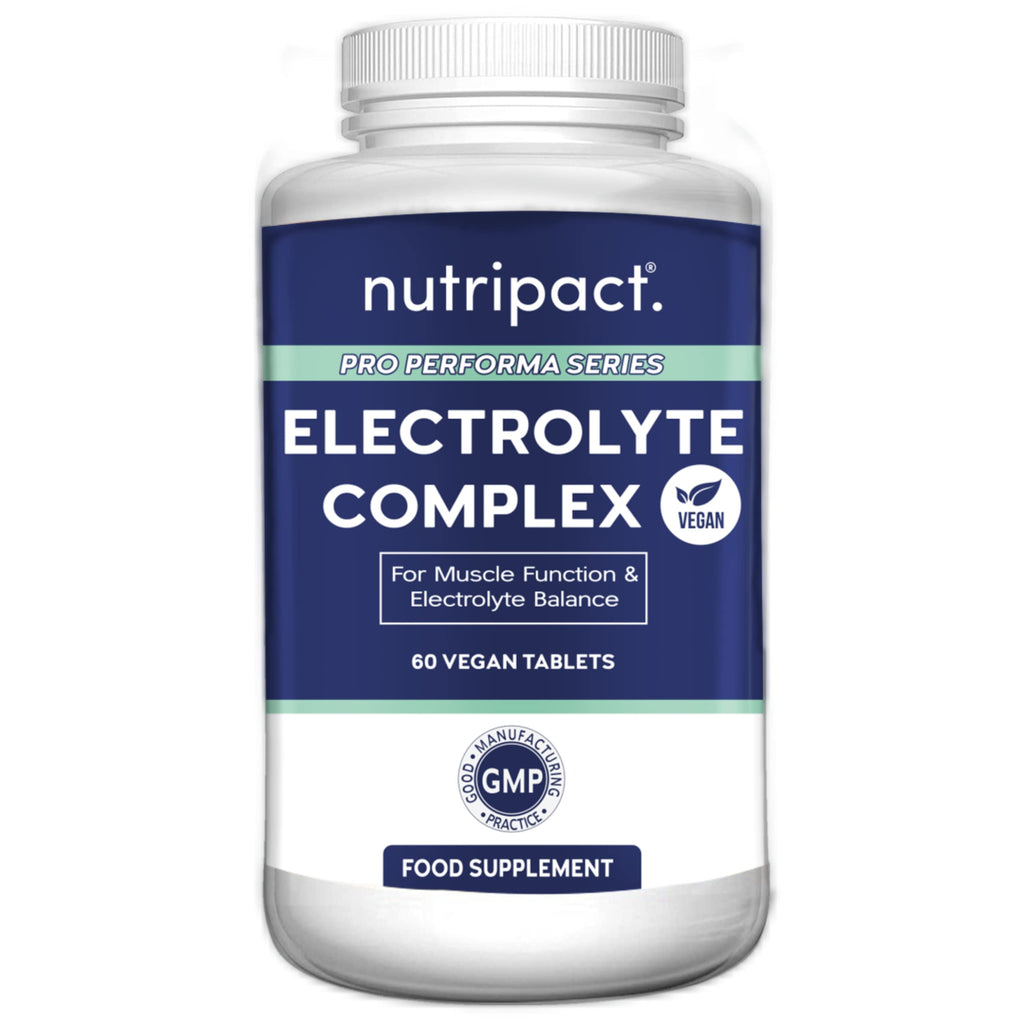 [Australia] - Electrolytes Tablets – Magnesium, Potassium, Calcium & Chloride Blend – for Muscle Function, Rehydration, Salt Replacement, Cramp & Hydration Recovery– 60 Vegan High Strength Electrolyte Supplements 