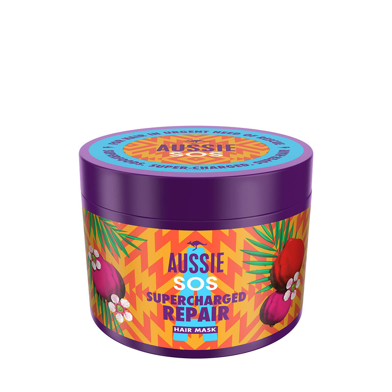 [Australia] - Aussie Repair Hair Mask For Dry Damaged Hair Supports Hair Growth, SOS Vegan Hair Mask With Australian Jojoba Seed Oil, Hair Repair Treatment For Hair In Urgent Need Of Rescue, 450 ml 