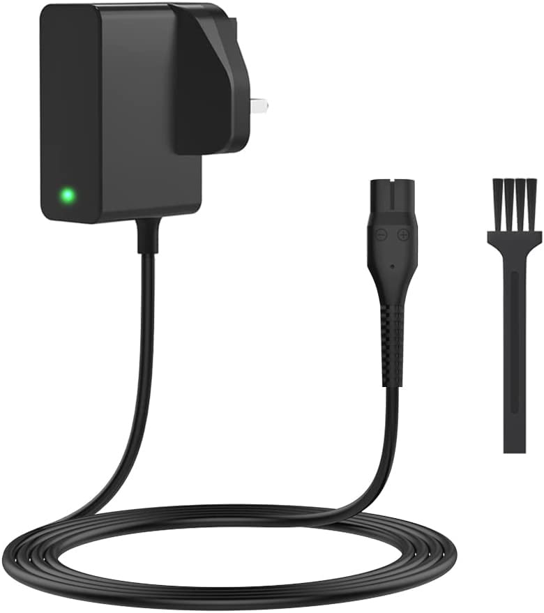 [Australia] - Philips One Blade Charger UK Oneblade 4.3V A00390 Cable for QP2520 QP2620 BT3206 BT3208 BT405 MG5730 Beard Trimmer(Brush/UKCA) 