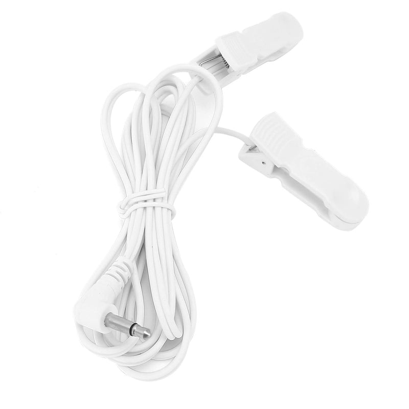 [Australia] - 3.5mm TENS Ear Clip for TENS Unit Physiotherapy Machine, Electrode Wire Lead Connecting Cable for Promote Blood Circulation and Make Body Healthy 