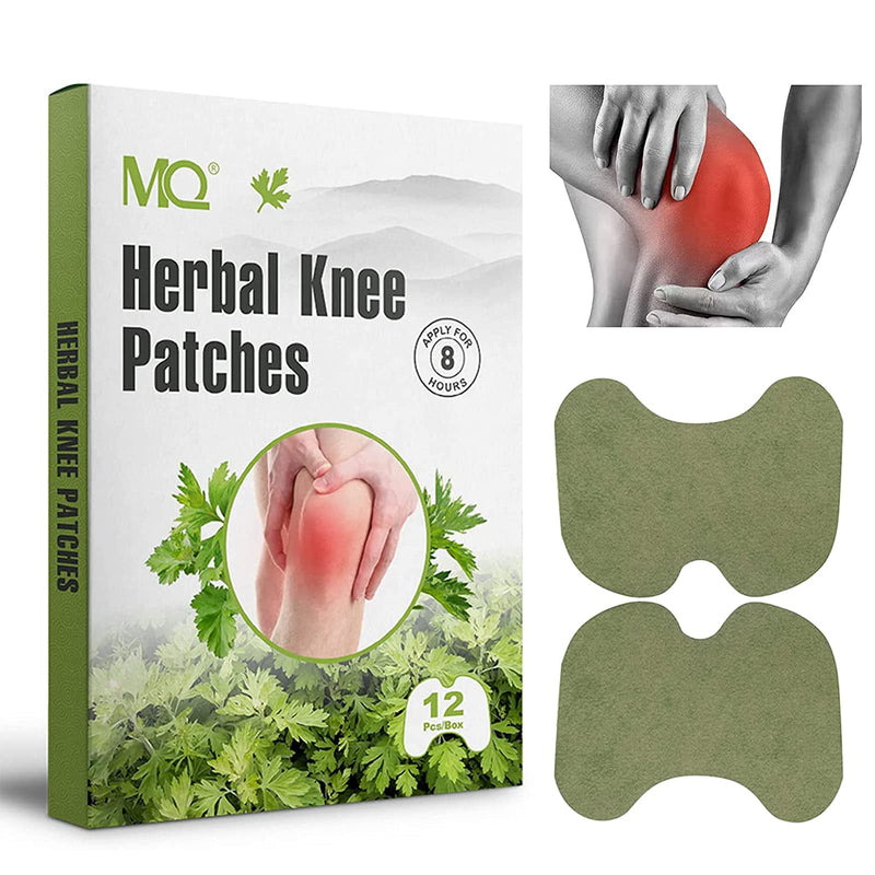 [Australia] - MQ Pain Relief Patches, Knee Pain Relief Plasters, Knee Pain Paste Wormwood Sticker,12PCS Pain Relieving for Neck/Knee/Muscles Joints Pain 