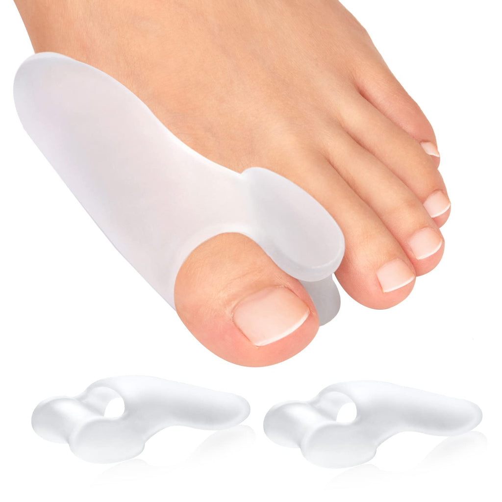 [Australia] - Bunion Corrector Sumiwish Toe Straightener Big Toe Separators One-Size Bunion Pads Protector Support Correctors (12 PCS) 03 Clear 