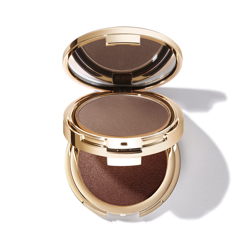 [Australia] - ICONIC London Precision Duo Contour Pots | For Sculpting Cheek Bones | Ultra-Fine Powder for a Natural Look | Vegan & Cruelty Free | Deep-Shadow Deep Shadow 