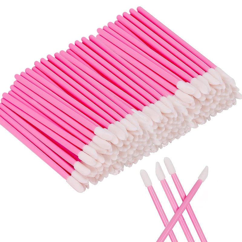 [Australia] - 200 PCS Disposable Lip Brush Wands, Lipstick Applicator Lip Gloss Concealer Brushes 