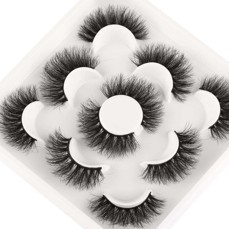 [Australia] - JIMIRE False Eyelashes Fluttery Faux Mink Lashes Pack Fluffy Crisscross Volume Lashes for Baby-doll Look 