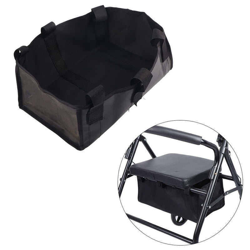 [Australia] - Underseat Rollator Bag,4 Wheeled Walker Rollator Wheelchair Frame Storage Bag Organizer Pouch Storage to Walkers for Senoirs Accessories 