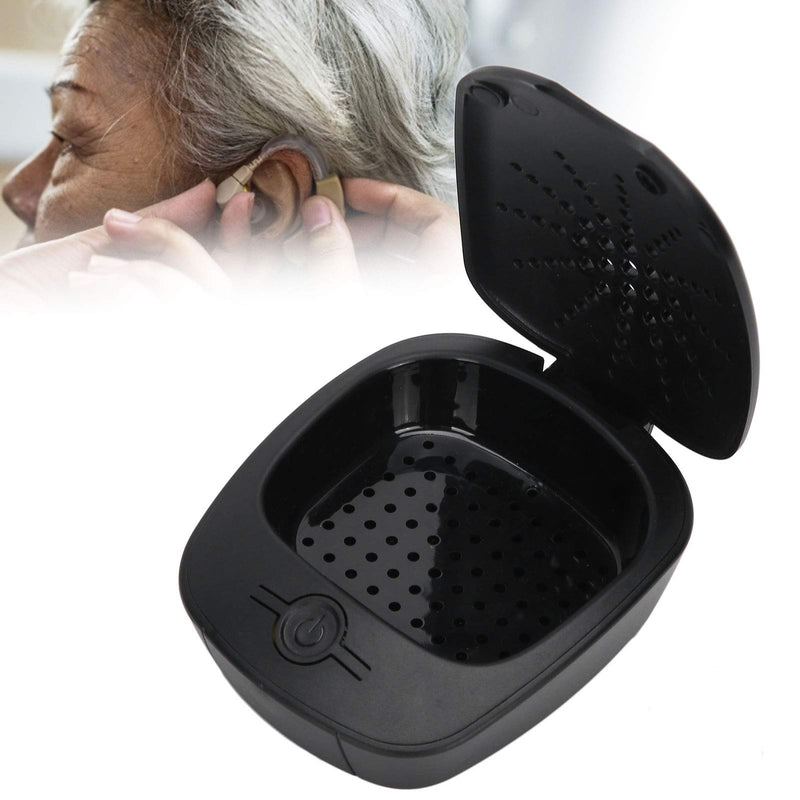 [Australia] - Automatic Hearing Aid Dryer and Dehumidifier, Mini Hearing Aid Drying Box, USB UV Haering Amplifier Dehumidifier Drying Case 